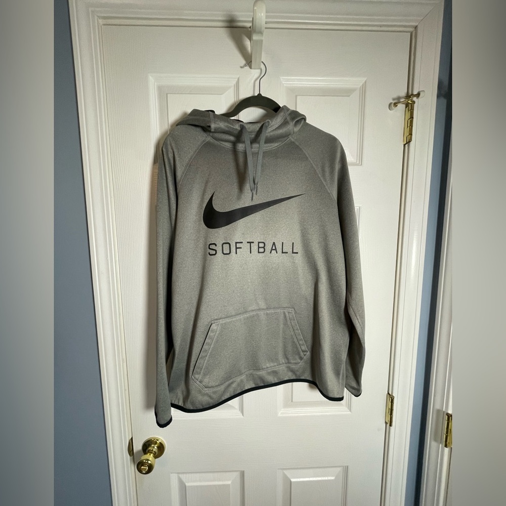 Nike Women’s Gray Softball Hoodie